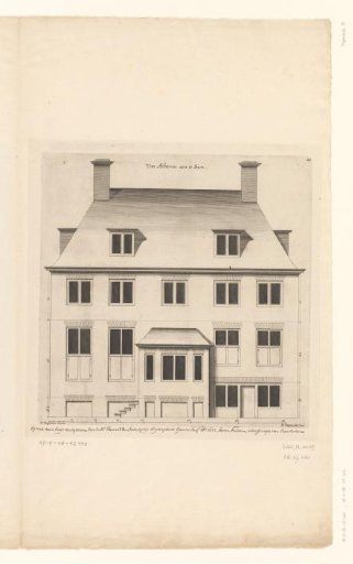 Front view of the house Gansenhoef at Maarssen