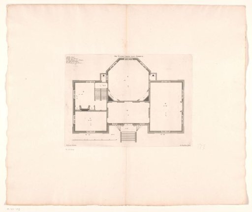 Floor plan of the second floor of house De Nes in Vreeland