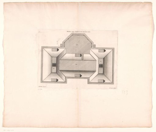 Top view of the roof of house De Nes in Vreeland