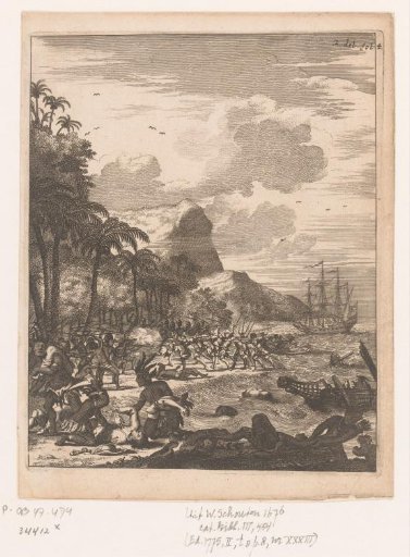 Struggle between the Dutch and the local population