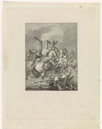 Battle between Romero and Hendrik van Nassau at Mons, 1572