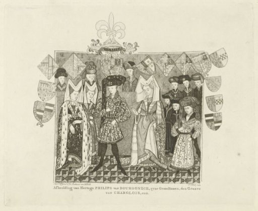 Philip the Good, Duke of Burgundy, with retinue