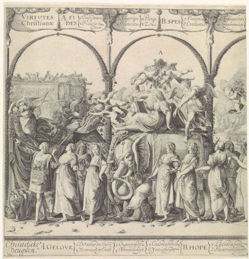 Triumphal Procession of William of Orange, Left Plate