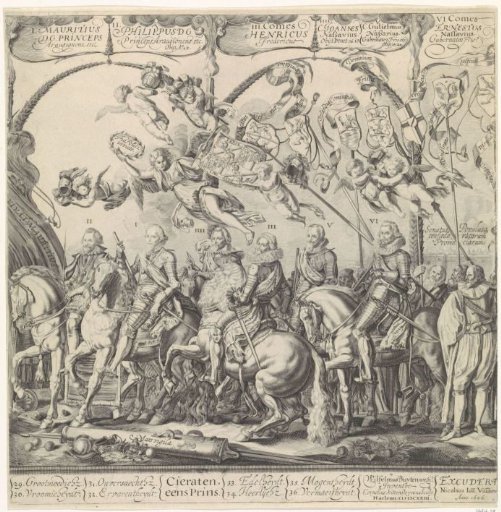 Triumphal Procession of William of Orange, Right Plate