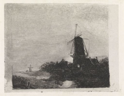 Windmills on a Canal