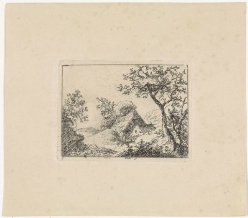 Landscape with two houses
