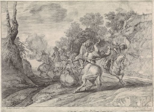 Ambush in a narrow passage