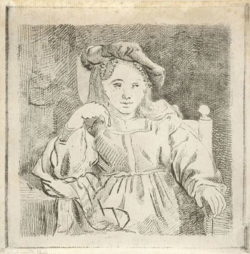 Seated girl