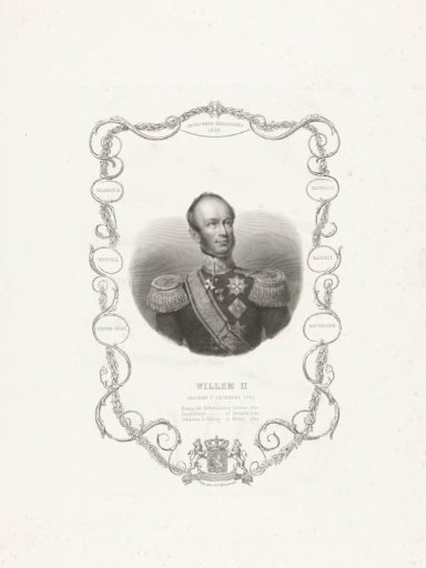 Portrait of William II, King of the Netherlands