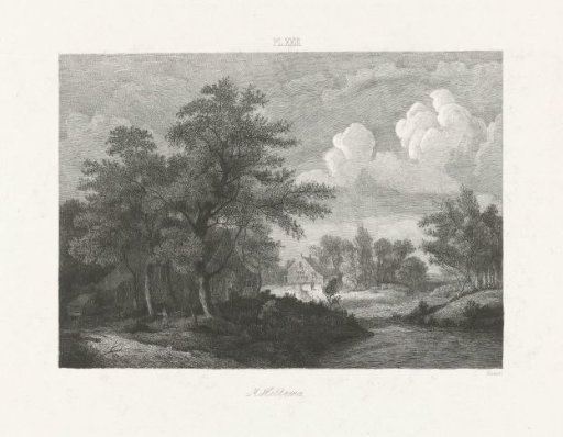 Landscape with Two Houses