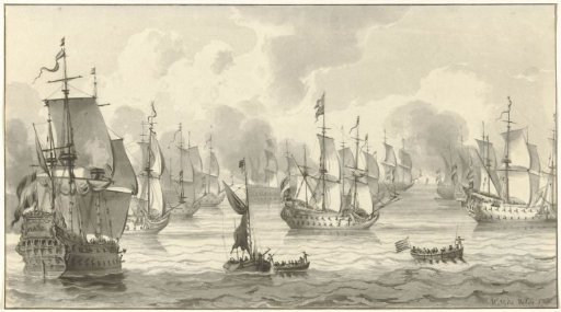 Seaview with a war fleet