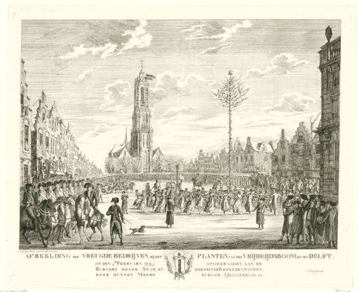 Celebration at the Planting of the Liberty Tree in Delft, 1795