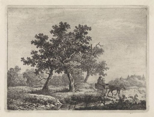 Landscape with peasant cart