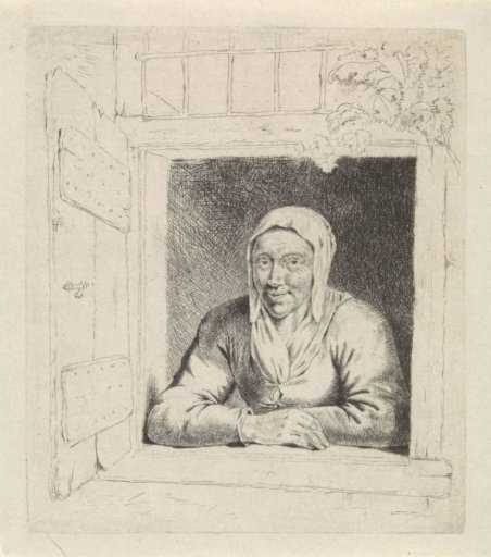 Woman in a window