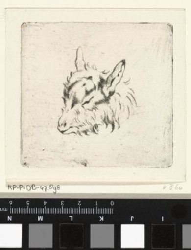 Goat's head to the left