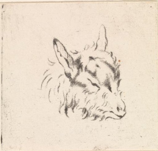 Counterproof of goat's head to the left