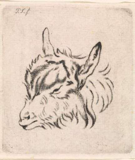 Goat's head to the left