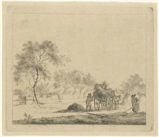 Landscape with a Hay Wagon