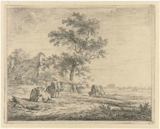 Landscape with Farmhouse and Cows
