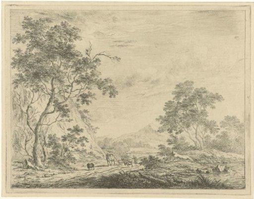 Landscape with Shepherd and Cattle