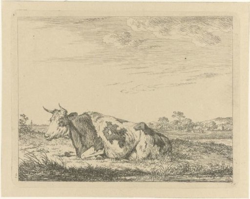 Landscape with a Recumbent Cow