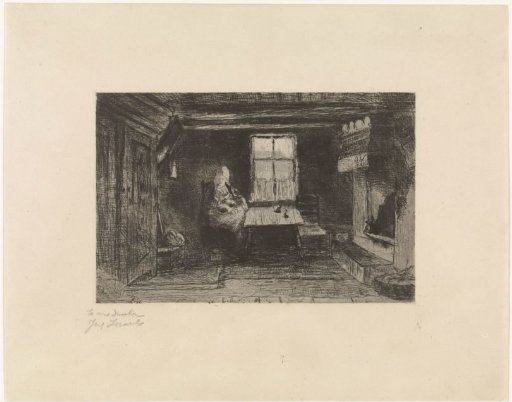Interior with mother and child