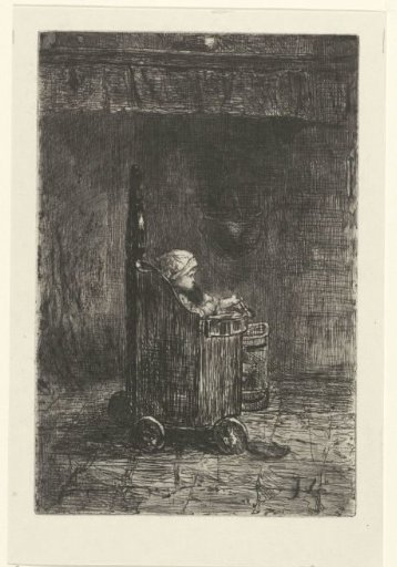 Child in a high chair