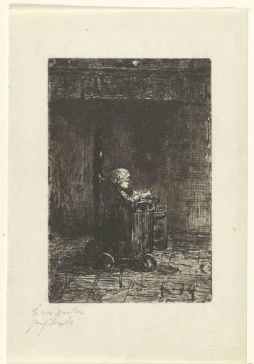 Child in a high chair