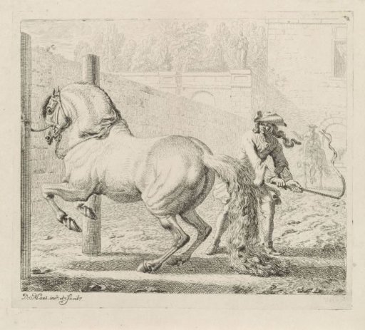 Man with Whip at a Horse