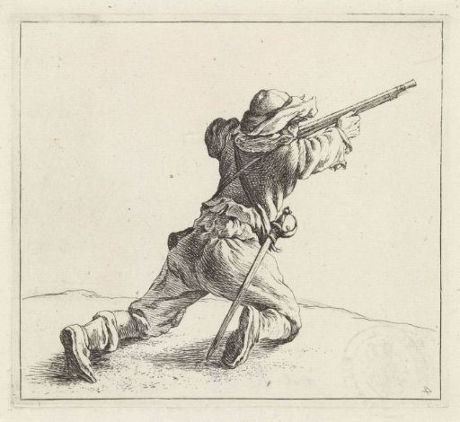Soldier with Rifle to the Right
