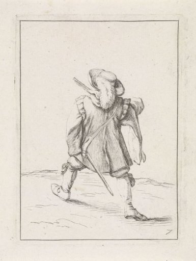 Standing Soldier to the Left, Seen from the Back