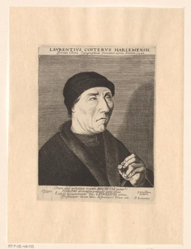 Portrait of Laurens Janszoon Coster