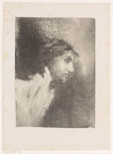 Head of a woman