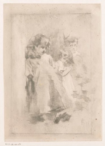 Three children