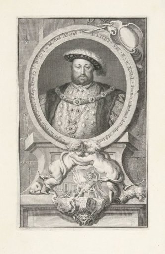 Portrait of Henry VIII, King of England and Ireland