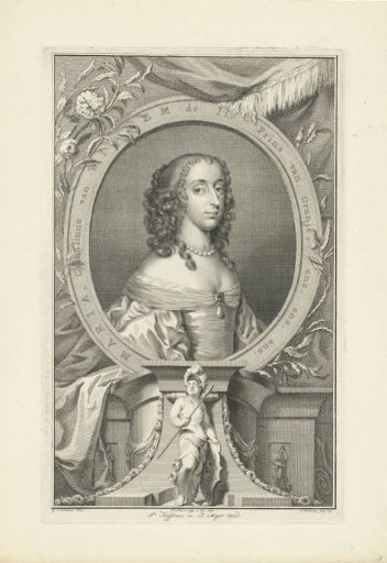 Portrait of Maria Henrietta Stuart, Princess of Orange