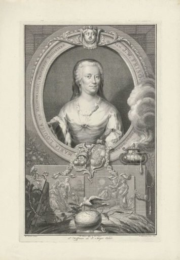 Portrait of Maria Louise, Princess of Orange-Nassau