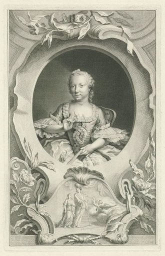 Portrait of Carolina, Princess of Orange-Nassau