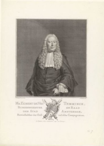 Portrait of Egbert de Vrij Temminck