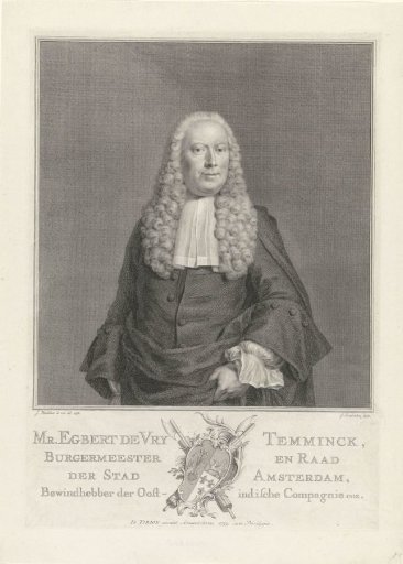 Portrait of Egbert de Vrij Temminck