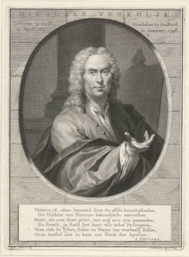 Portrait of Nicolaas Verkolje
