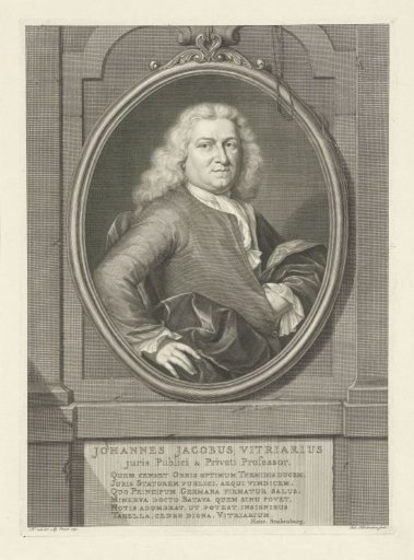 Portrait of Johannes Jacobus Vitriarius