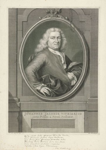 Portrait of Johannes Jacobus Vitriarius