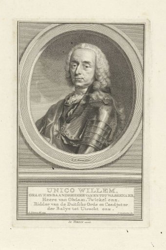Portrait of Unico Wilhelm van Wassenaer-Obdam