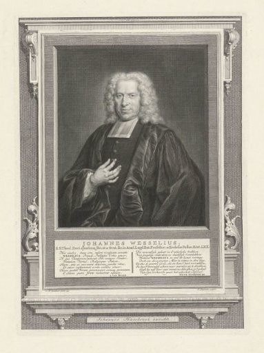 Portrait of Johannes Wesselius at the age of 70
