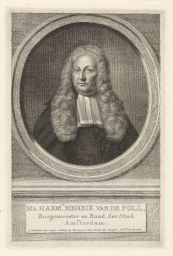 Portrait of Harmen Henrik van de Poll