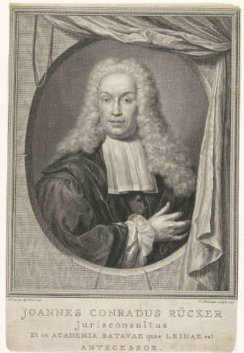 Portrait of Johann Conrad Rücker