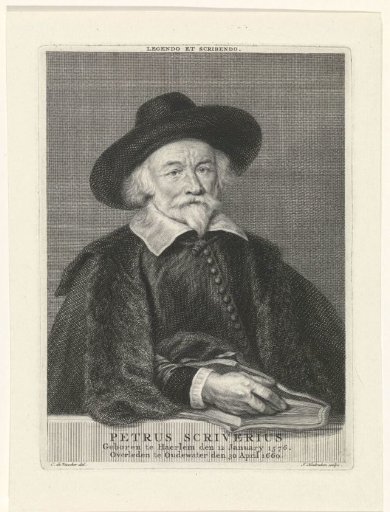 Portrait of Petrus Scriverius