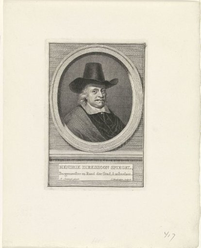 Portrait of Hendrick Dircksz. Spiegel