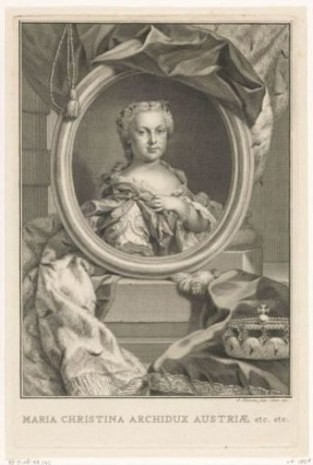 Portrait of Maria Christine, Archduchess of Austria